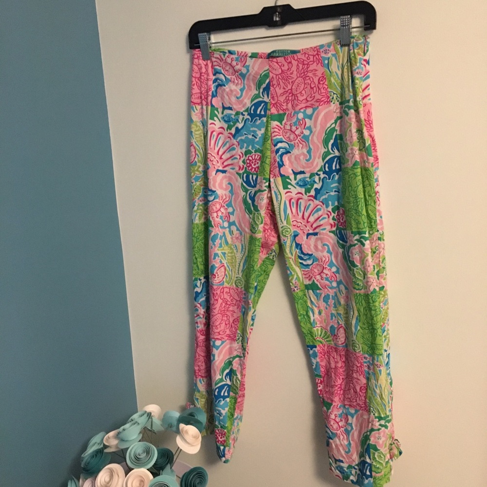 Cotton Connection tropical pants size 4
